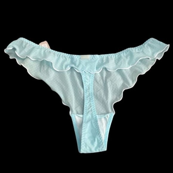 New Marie Jo L'Aventure Panty Thong Blue XXL - Picture 5 of 6